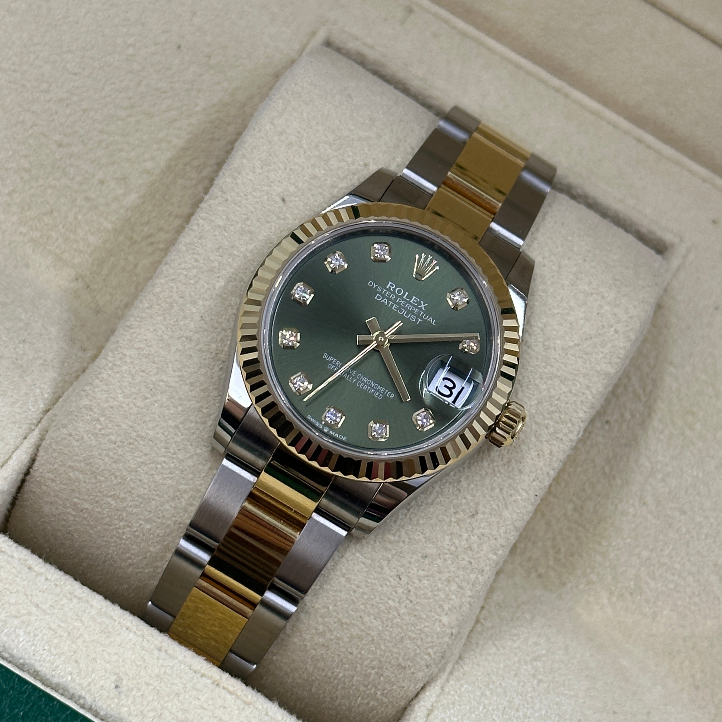 Rolex Datejust 31 278273G Grüne Auster 2024