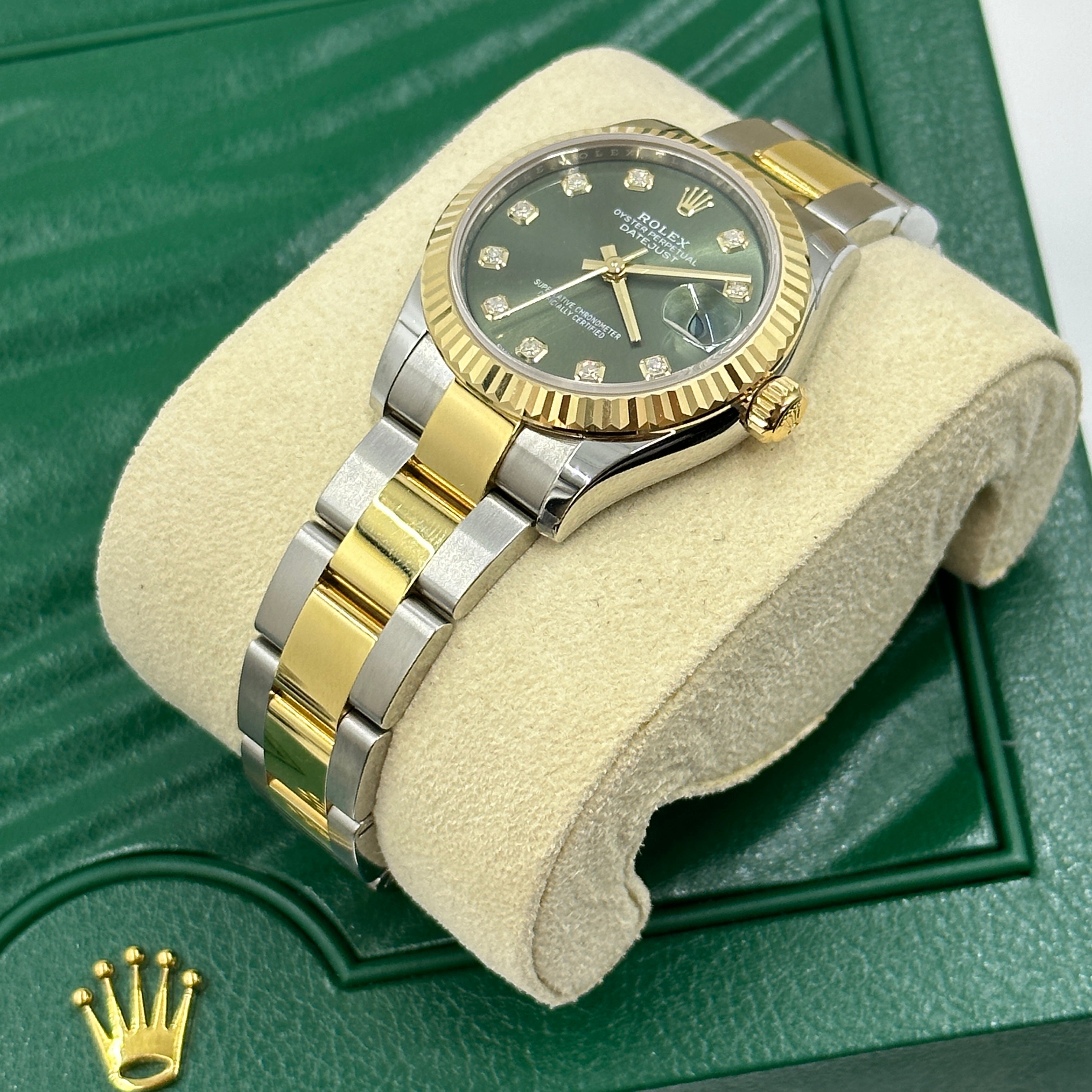 Rolex Datejust 31 278273G Grüne Auster 2024