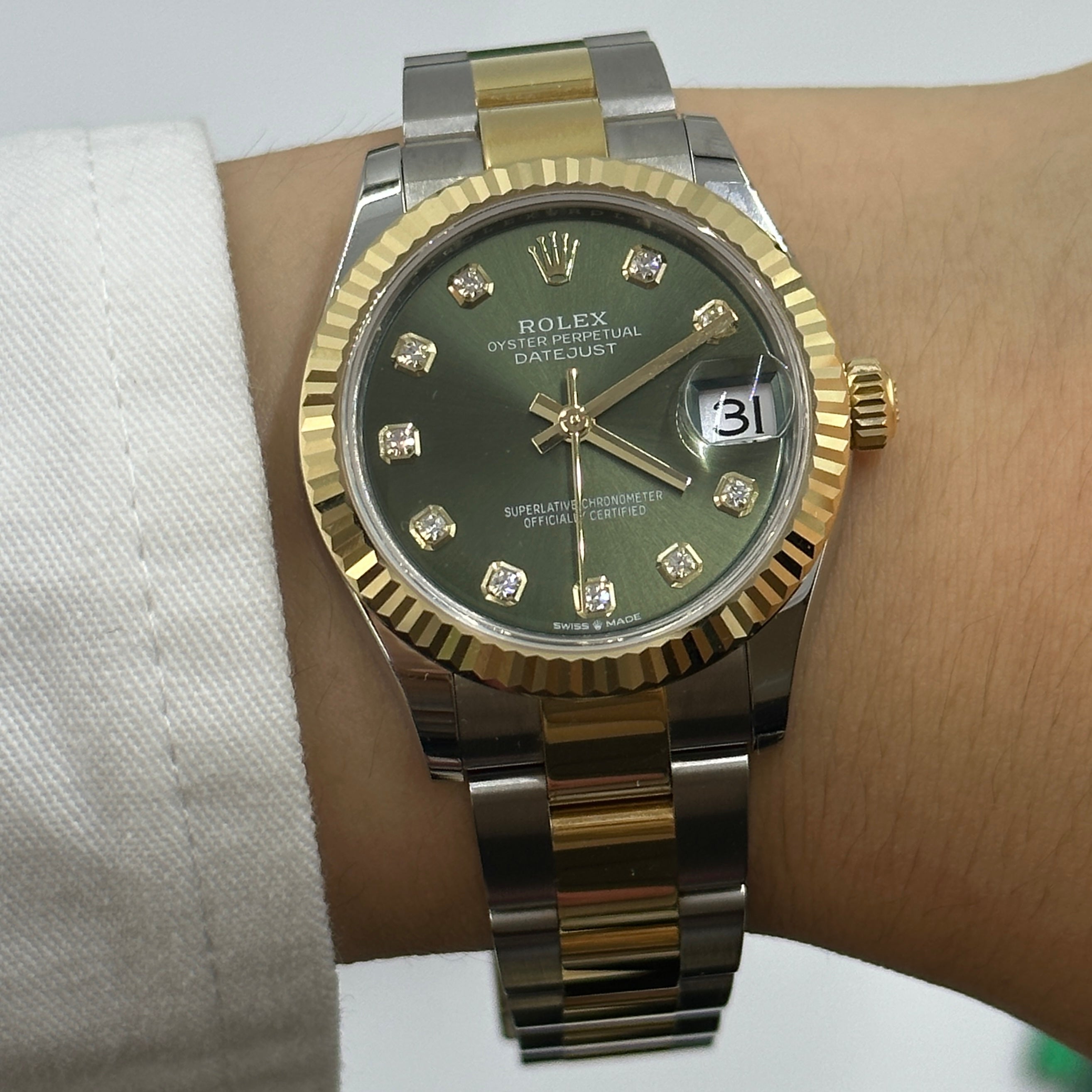 Rolex Datejust 31 278273G Grüne Auster 2024