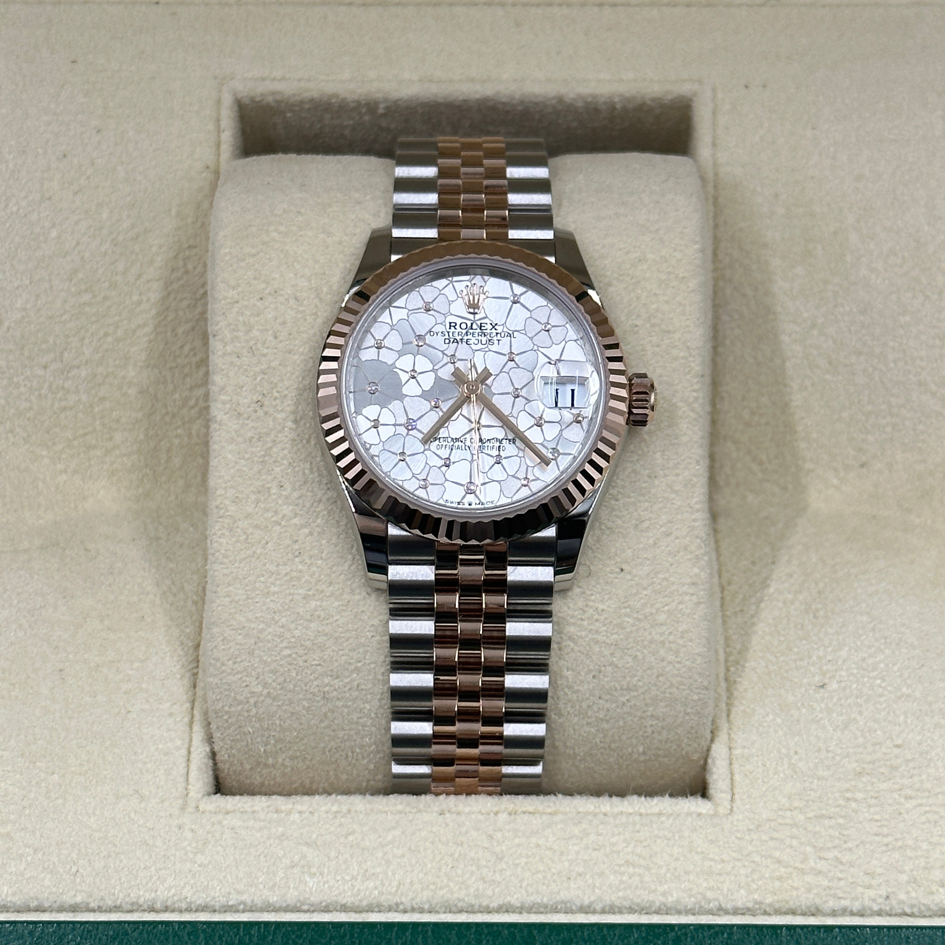 Rolex Datejust 31 278271 Silbernes Blumenjubiläum 2024