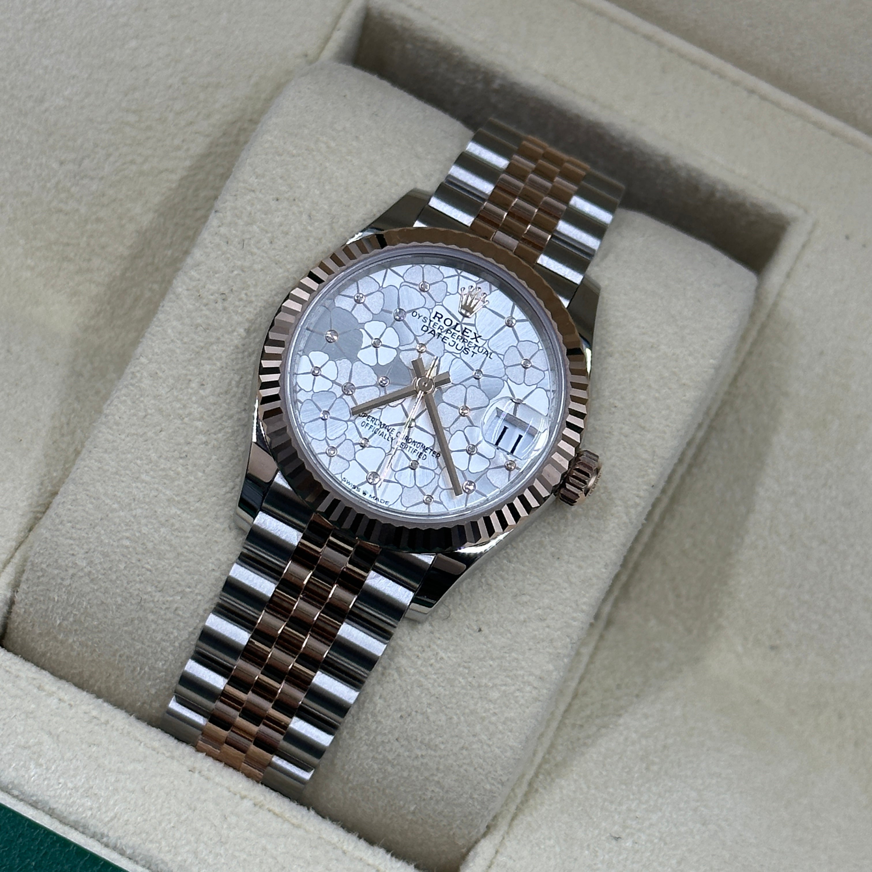 Rolex Datejust 31 278271 Silbernes Blumenjubiläum 2024