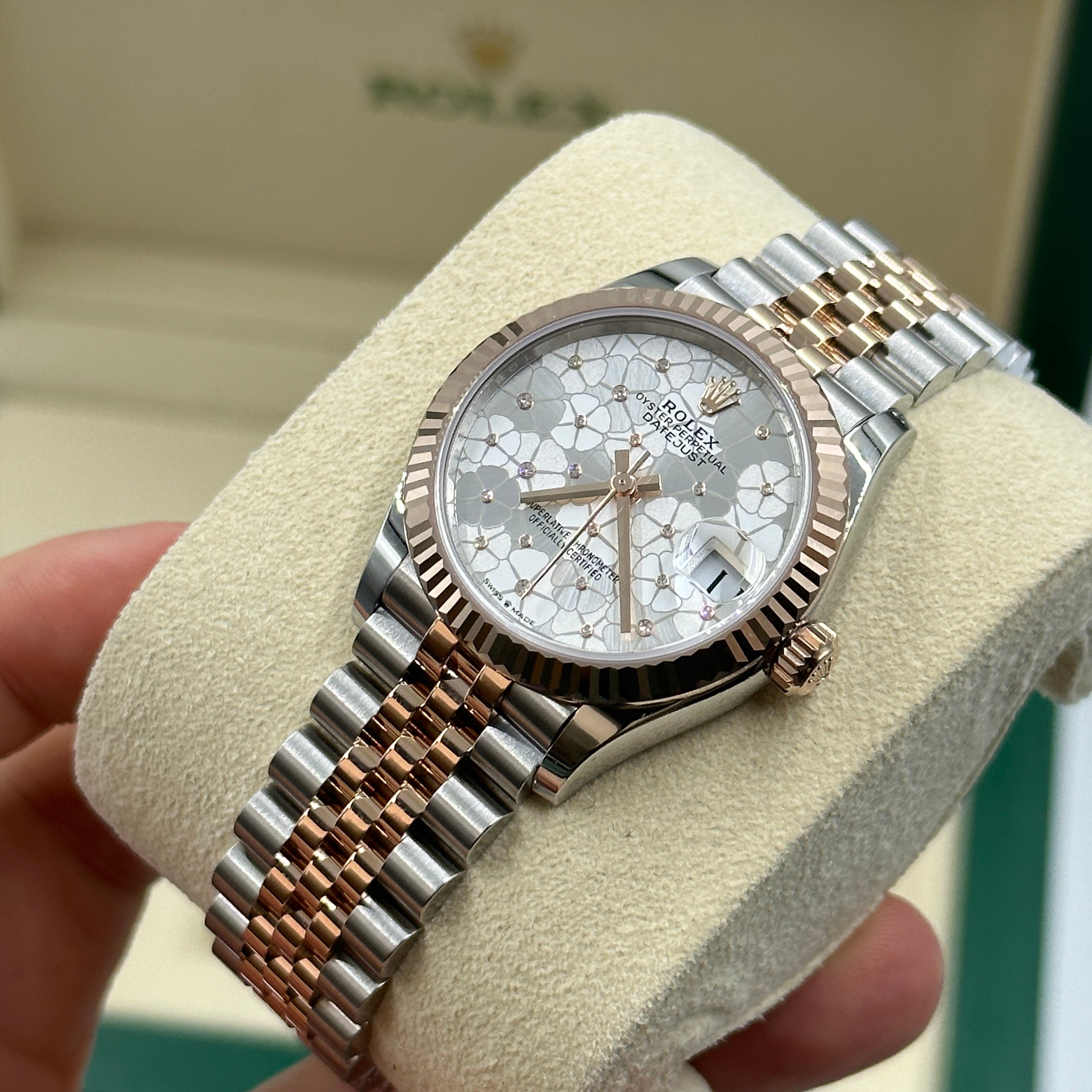 Rolex Datejust 31 278271 Silbernes Blumenjubiläum 2024