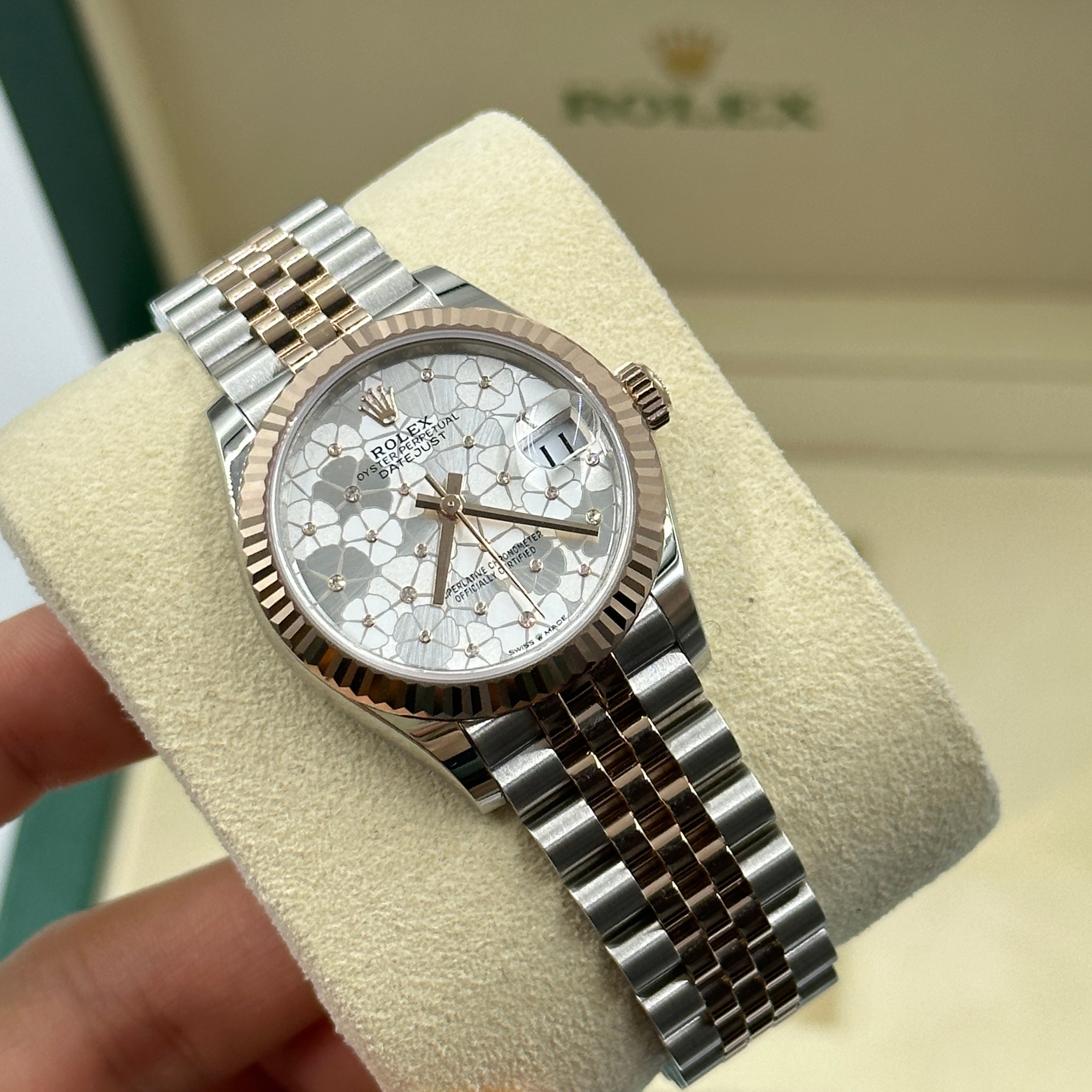 Rolex Datejust 31 278271 Silbernes Blumenjubiläum 2024