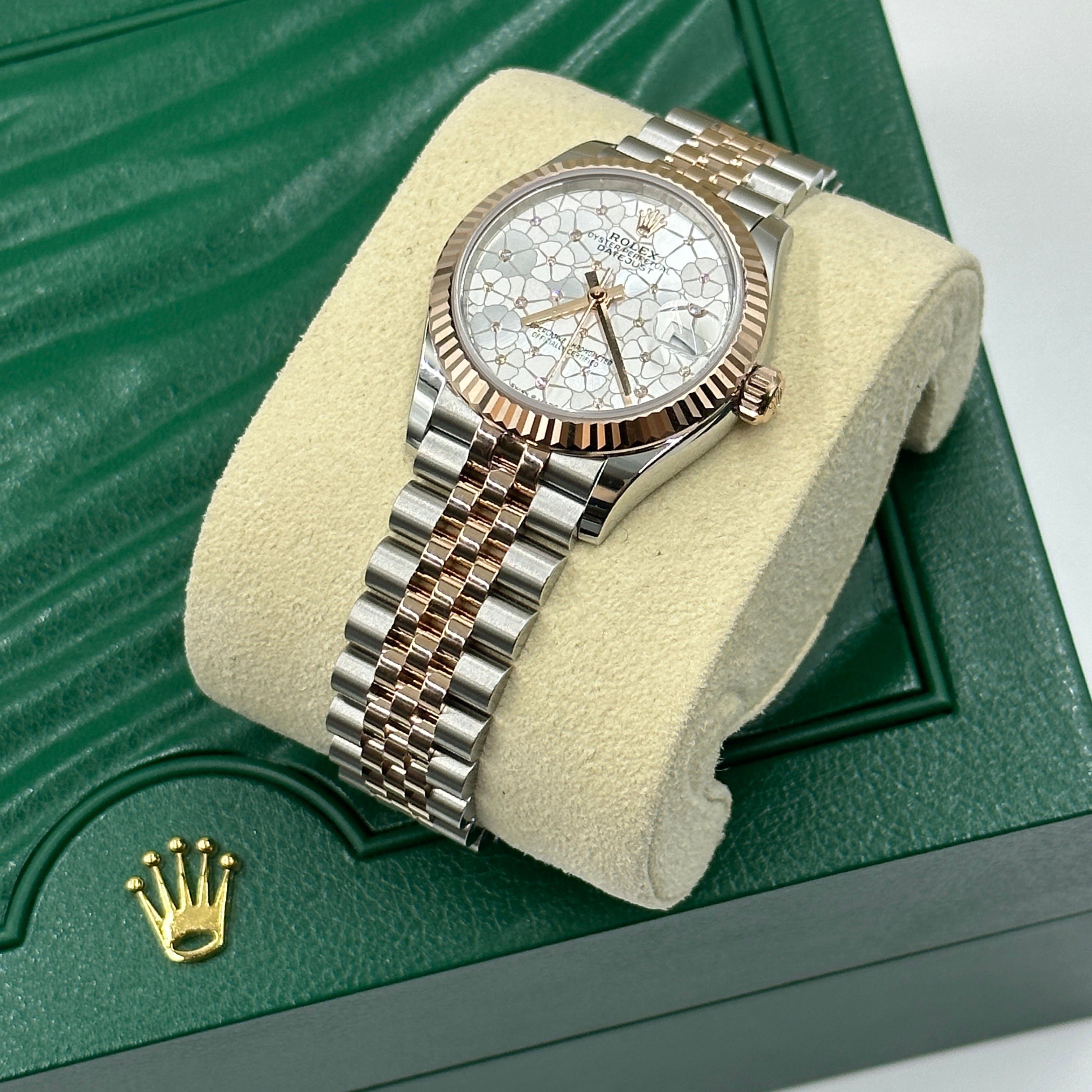 Rolex Datejust 31 278271 Silbernes Blumenjubiläum 2024