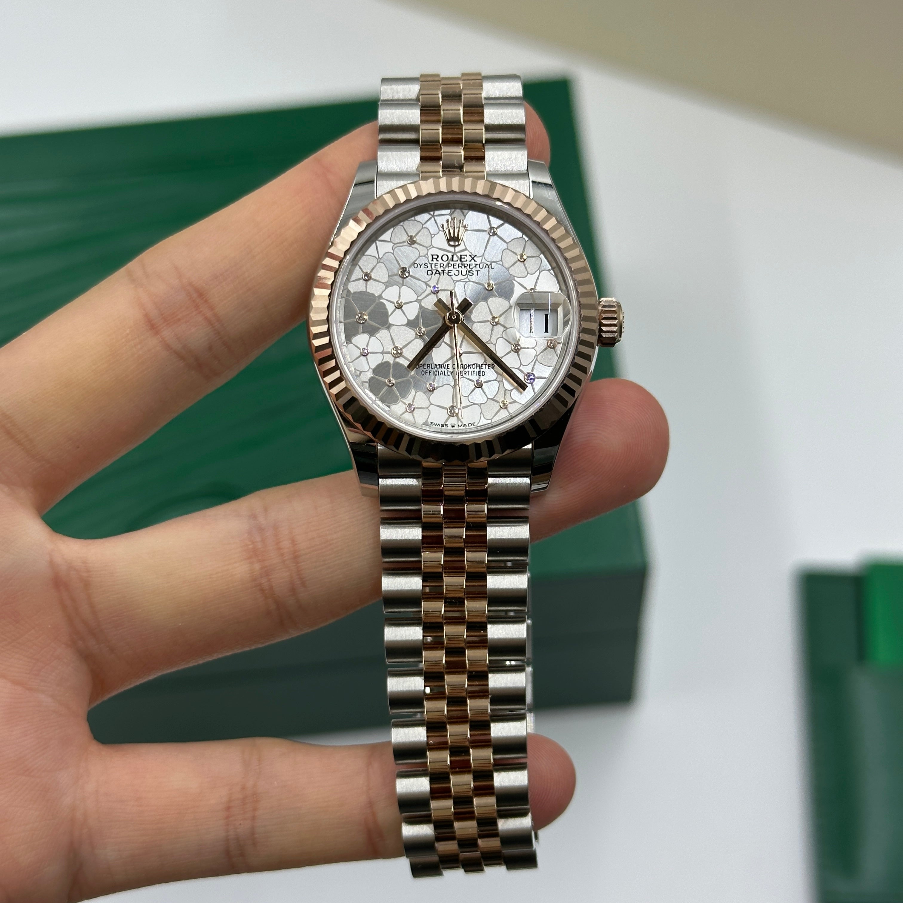 Rolex Datejust 31 278271 Silbernes Blumenjubiläum 2024