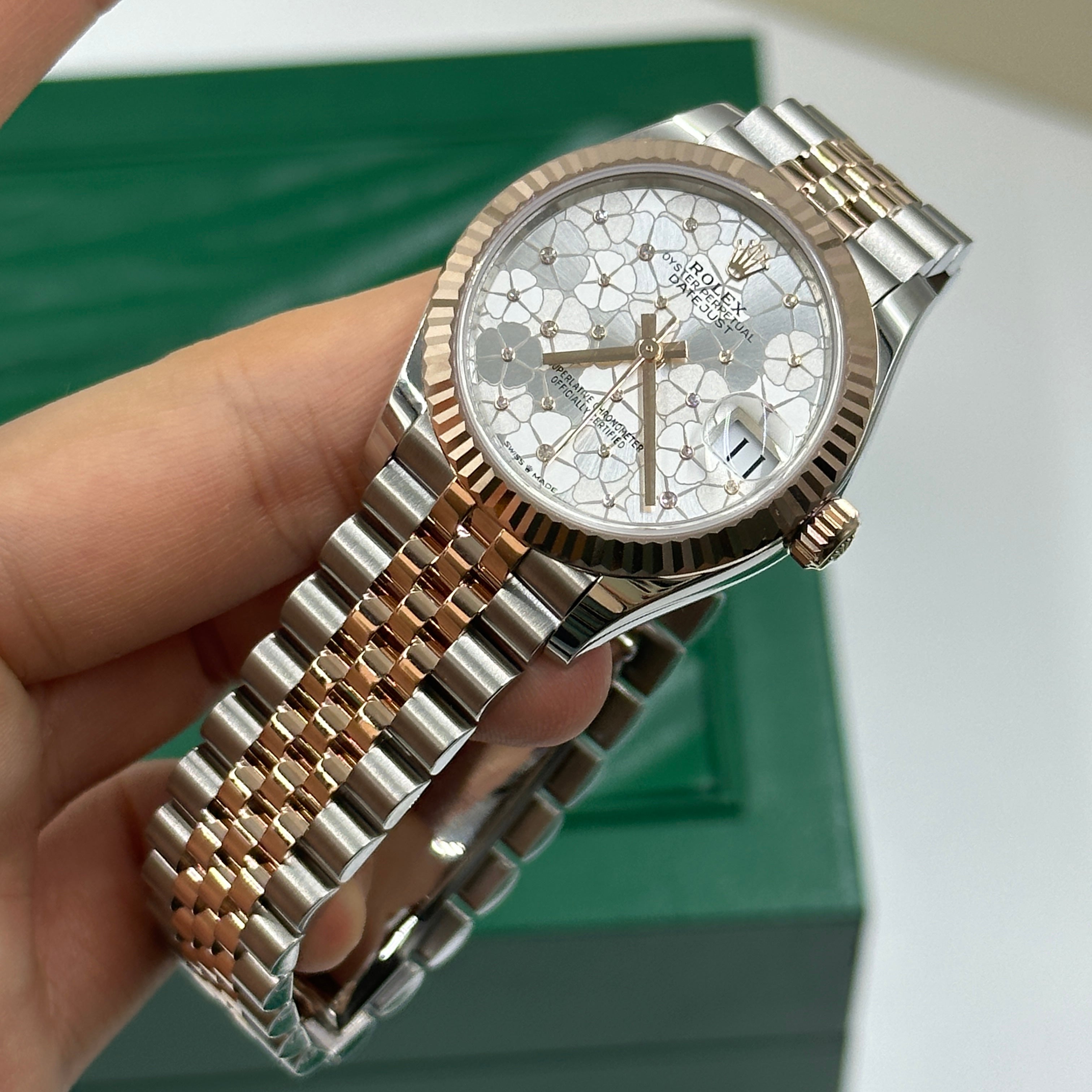 Rolex Datejust 31 278271 Silbernes Blumenjubiläum 2024
