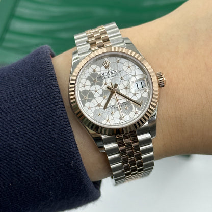 Rolex Datejust 31 278271 Silbernes Blumenjubiläum 2024