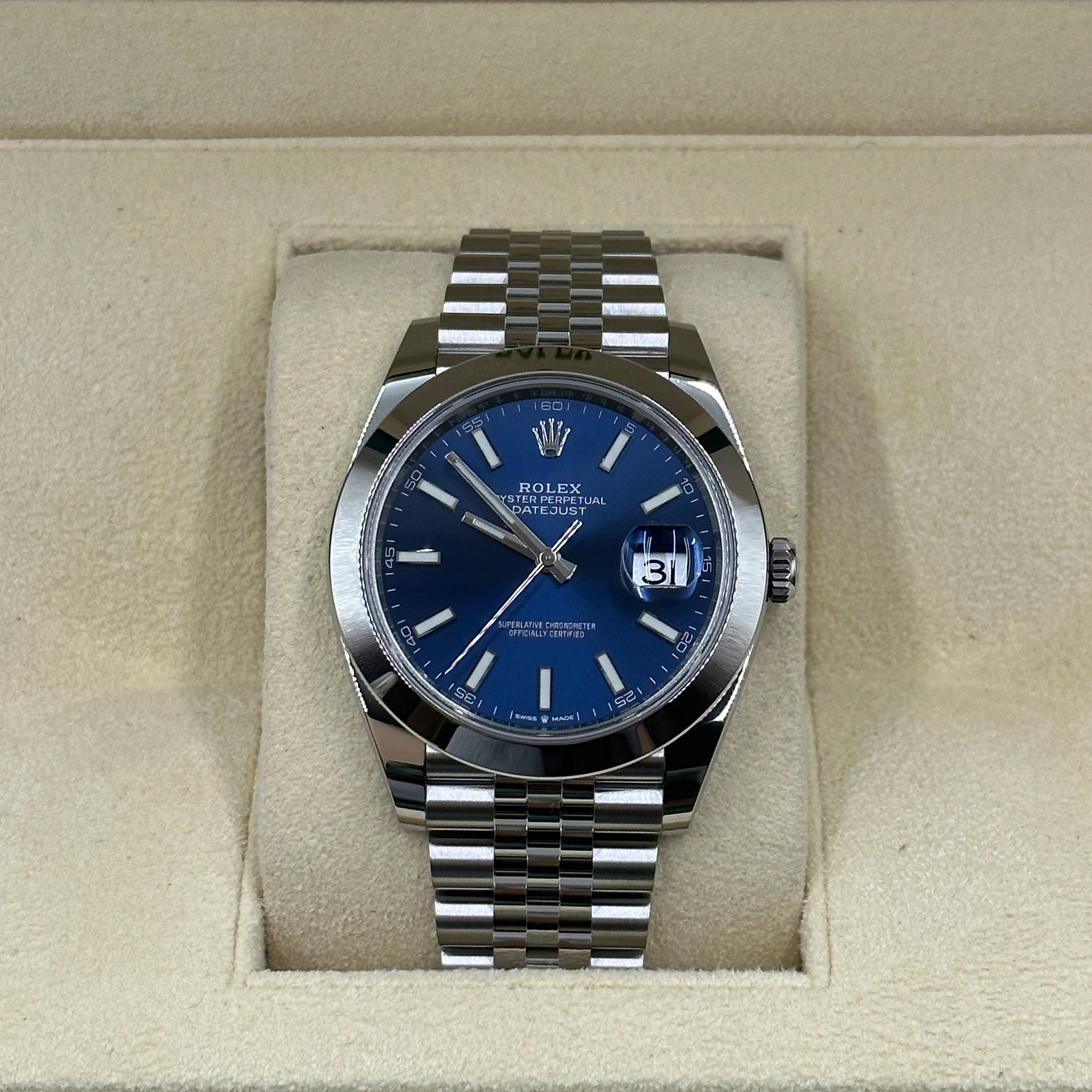 Rolex Datejust 41 126300 Blue Index Jubilee 2026
