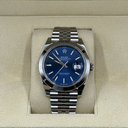 Rolex Datejust 41 126300 Blue Index Jubilee 2026