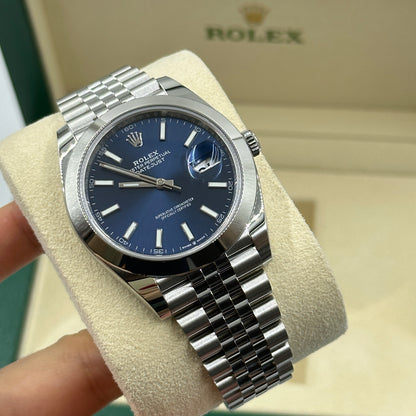 Rolex Datejust 41 126300 Blue Index Jubilee 2026