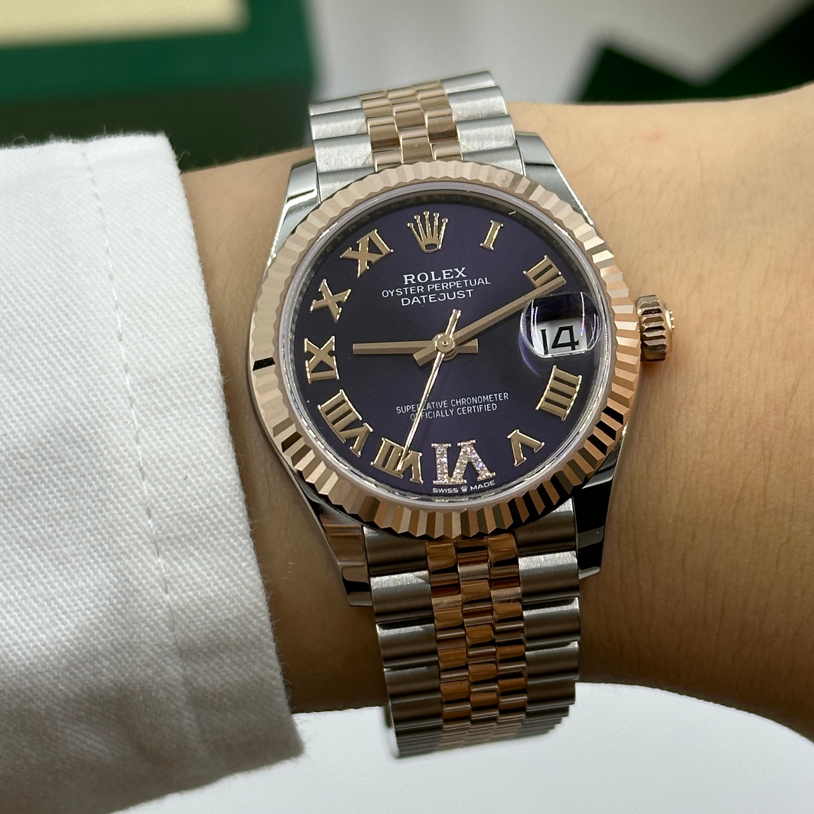 Rolex Datejust 31 278271 Lila VI Jubiläum 2024