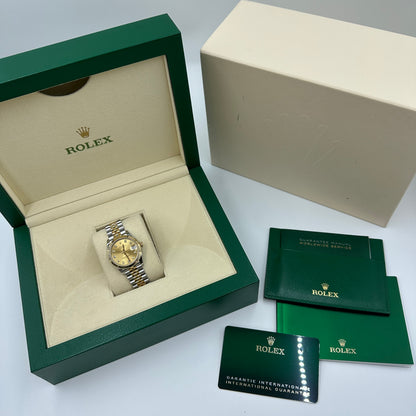 Rolex Datejust 31 278273g Champagne Diamond Jubilee 2025