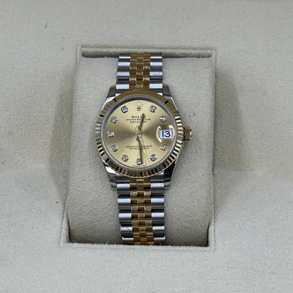 Rolex Datejust 31 278273g Champagne Diamond Jubilee 2025