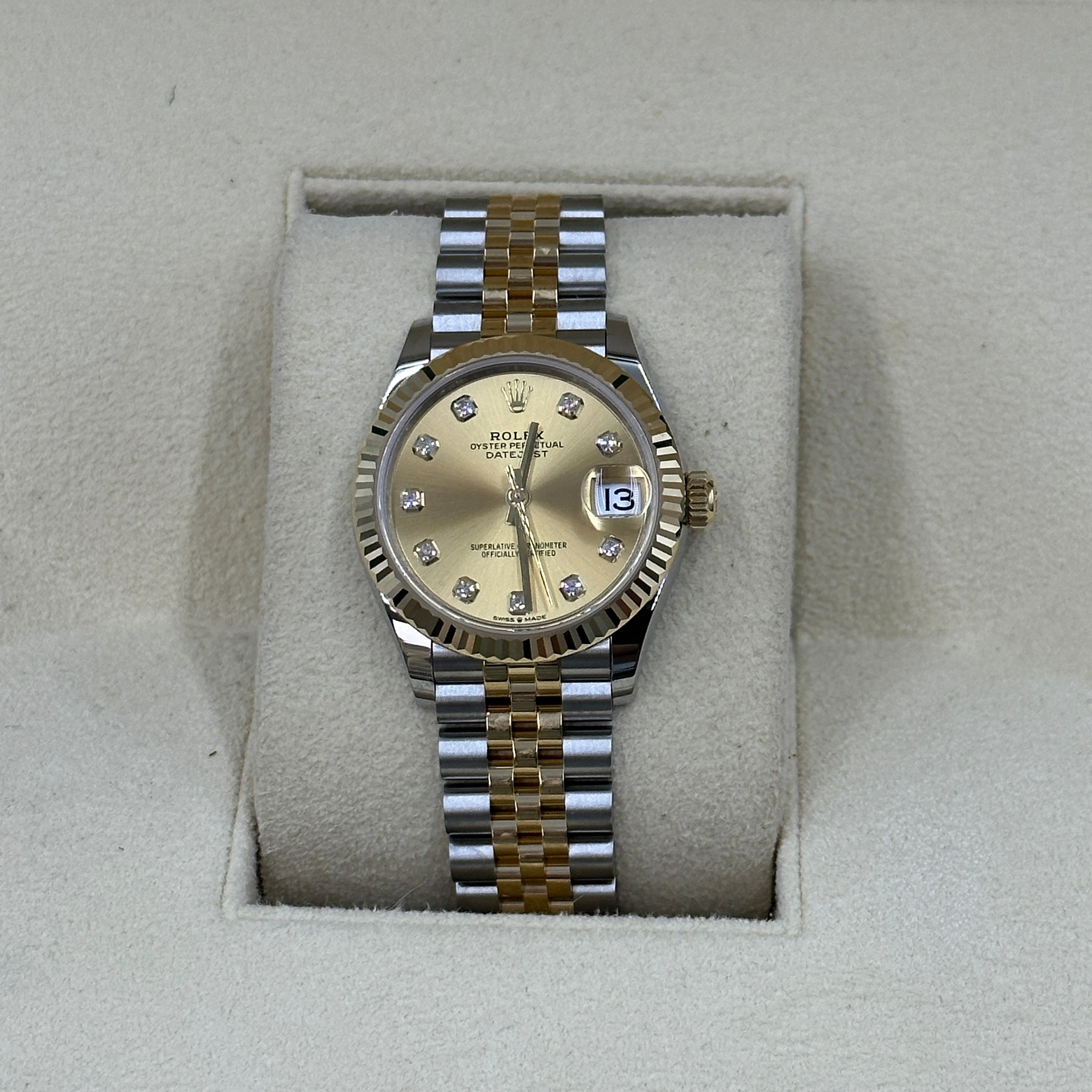 Rolex Datejust 31 278273G Champagne Jubilee 2026