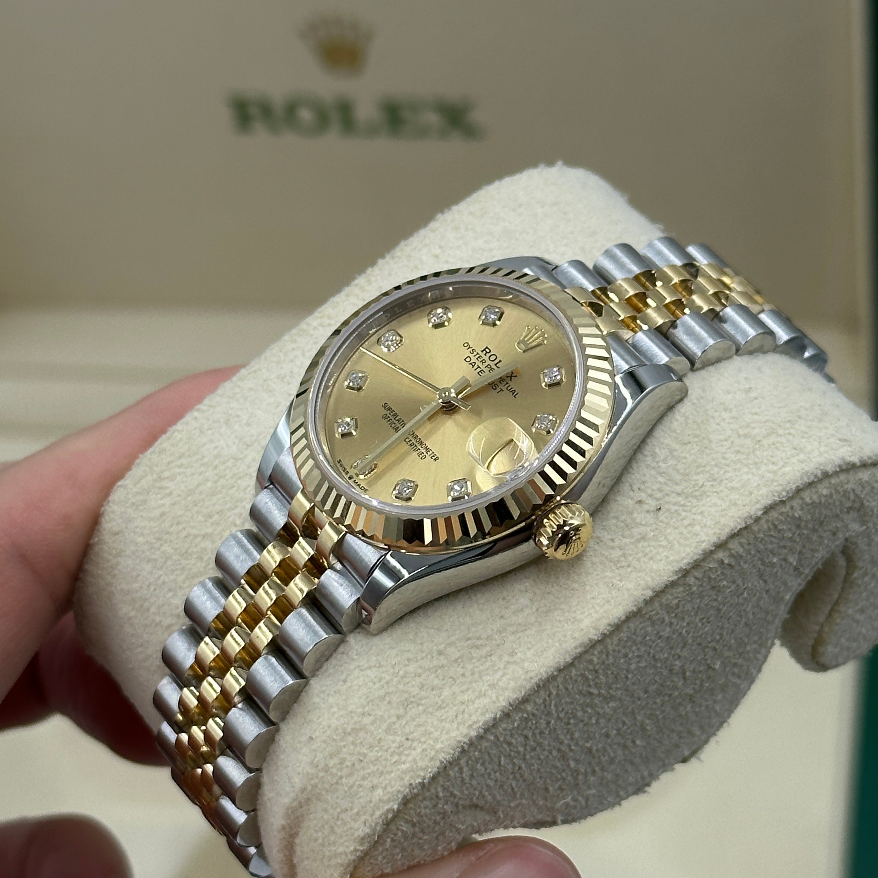 ROLEX Datejust 31  278273G CHAMP JUB