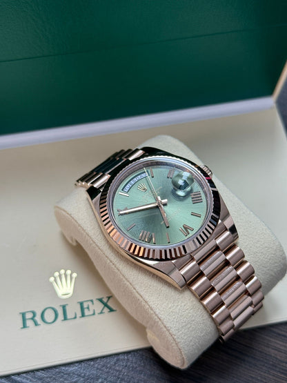 Rolex Day-Date 40MM 228235 Green Roman 2024