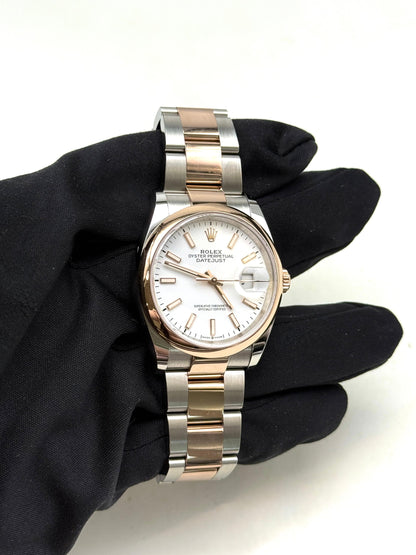 Rolex Datejust 36mm 126201 White Index OYS