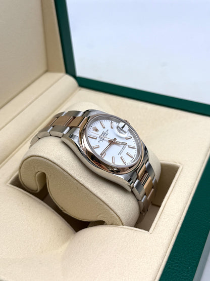 Rolex Datejust 36mm 126201 White Index OYS