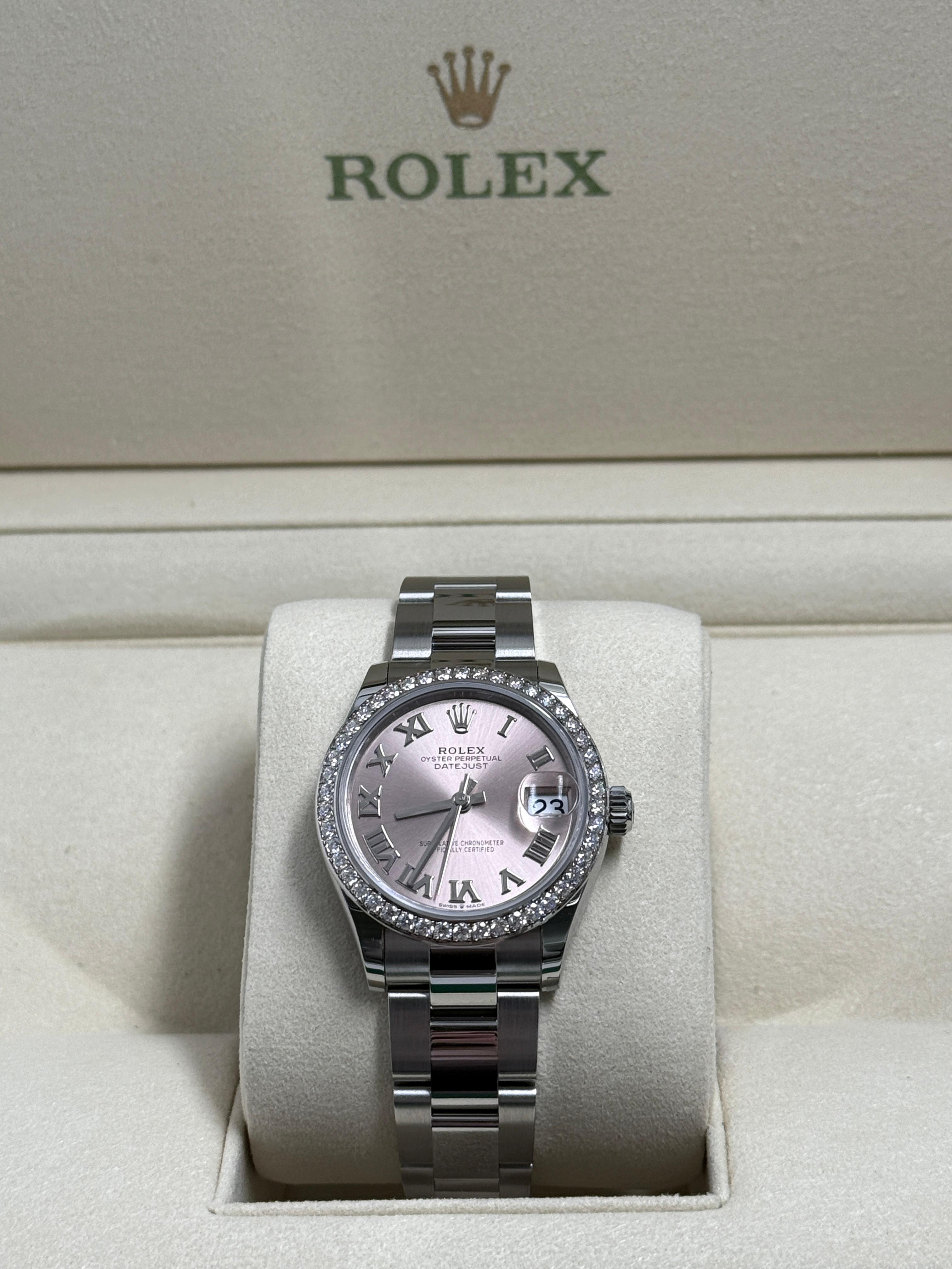 Rolex Datejust 31MM 278384RBR PINK ROMAN OYS