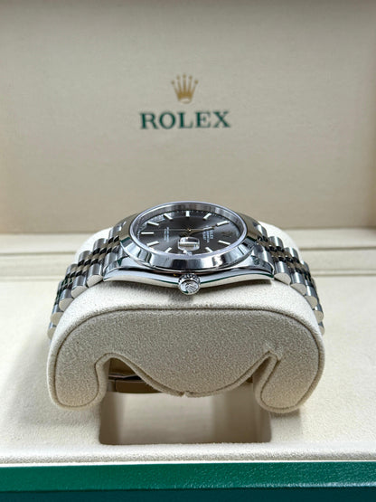 Rolex Datejust 41 126300 Schwarzer Index Jubilee 2025