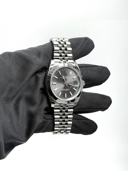 Rolex Datejust 41 126300 Schwarzer Index Jubilee 2025