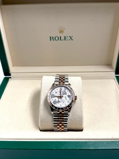 Rolex Datejust 31 278341RBR  Silver Flower Jubilee