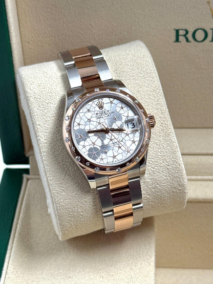 Rolex Datejust 31 278341RBR Silver Flower Oyster 2025