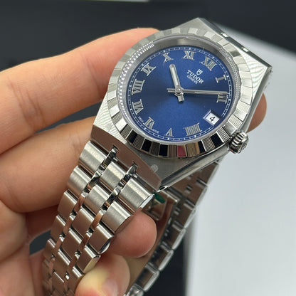 Tudor Royal 34mm 28400-0006 Blue Roman Steel 2023