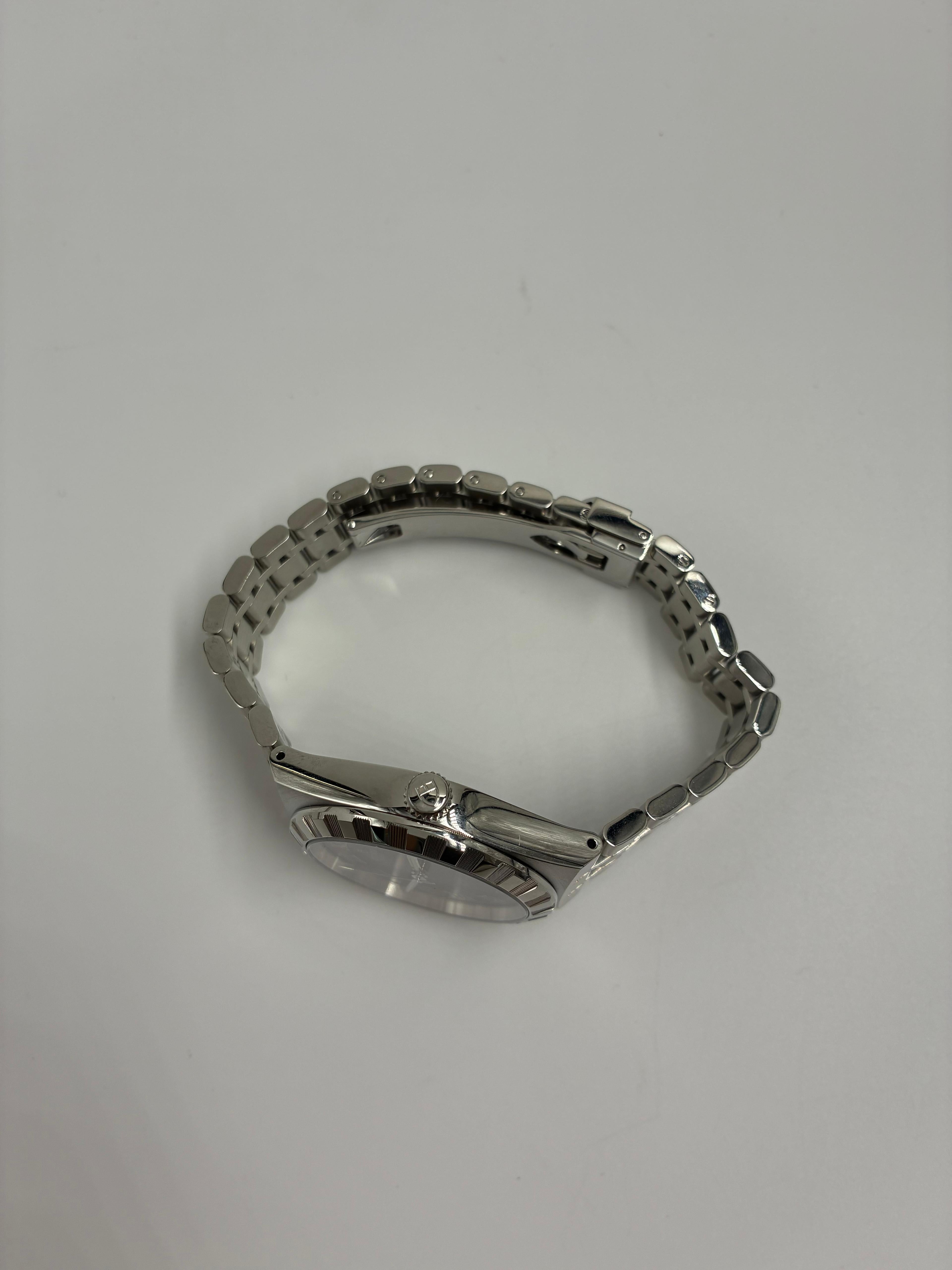 Tudor Royal Blue Roman Steel M28500-0005