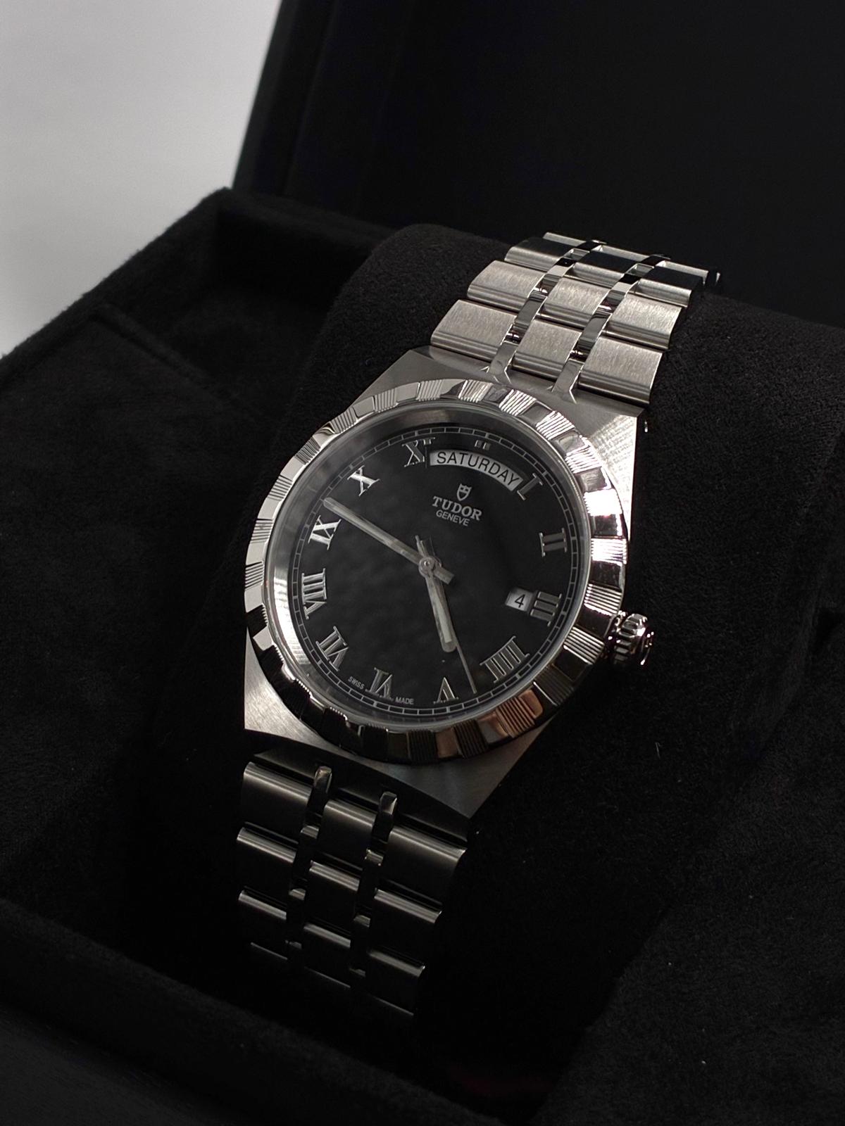 Tudor Royal M28600-0003 Black Roman