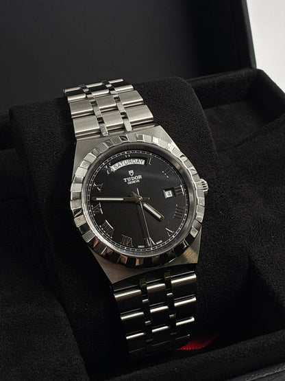 Tudor Royal M28600-0003 Black Roman