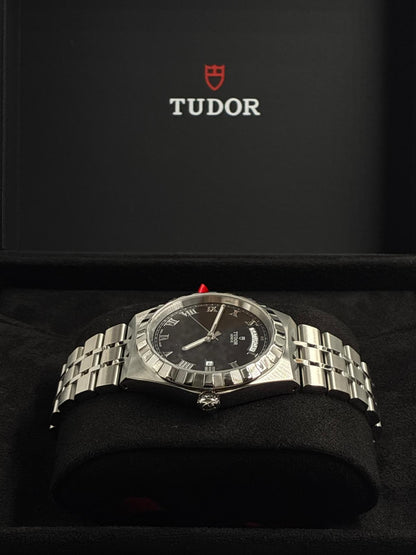 Tudor Royal M28600-0003 Black Roman