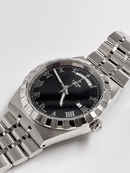 Tudor Royal M28600-0003 Black Roman