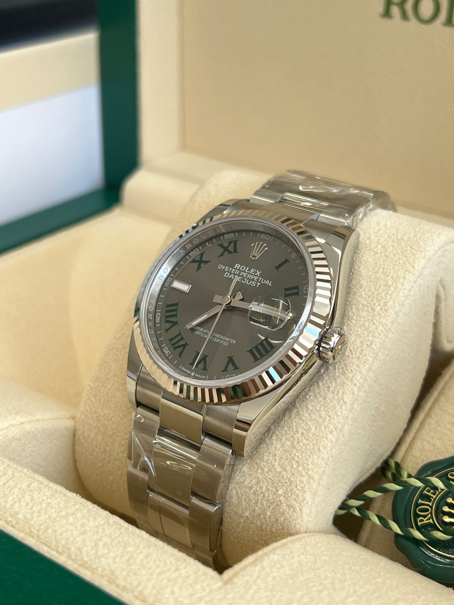 Rolex Datejust 36 126234 Wimbledon Oyster