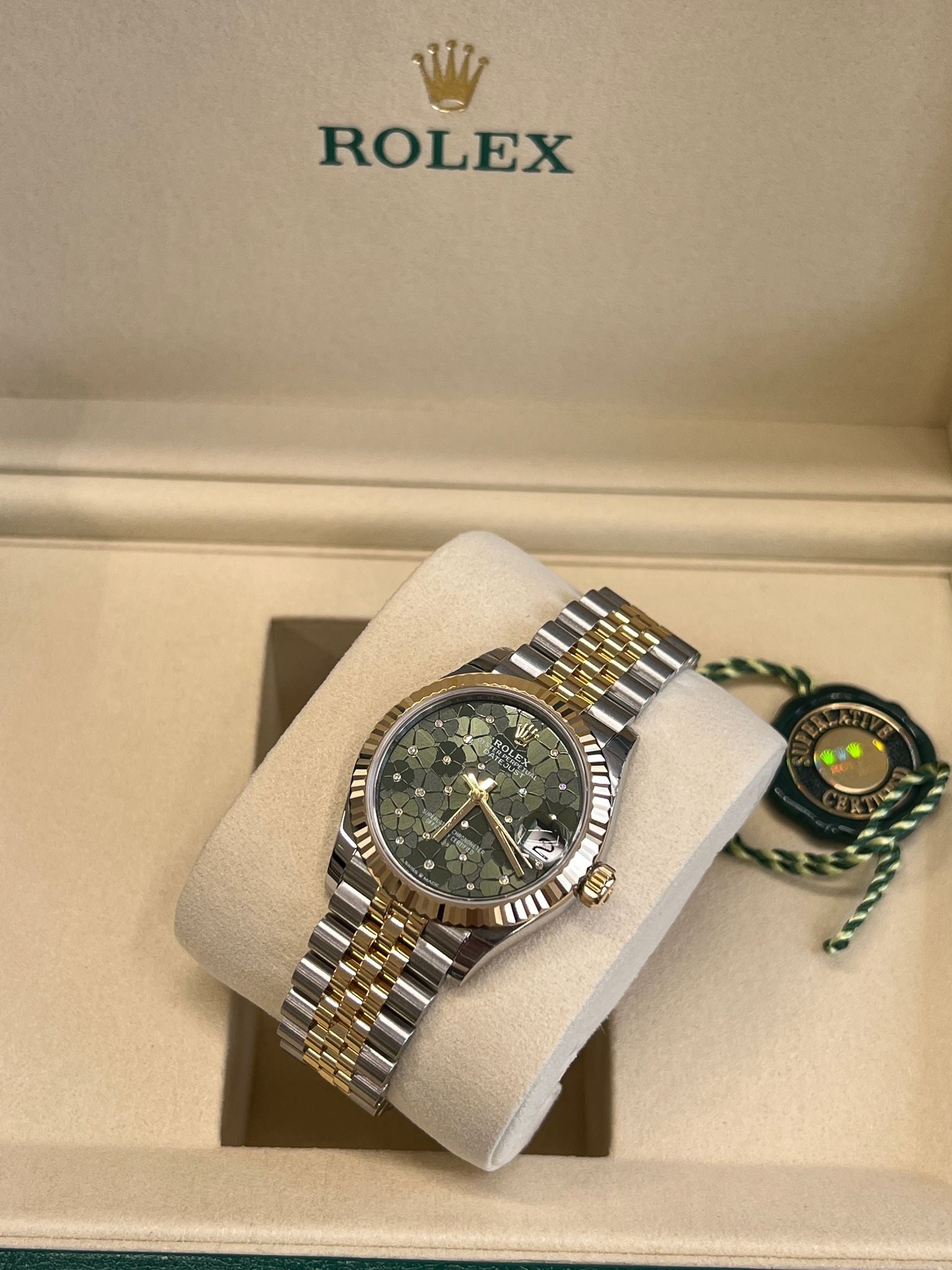 Rolex Datejust 31 278273 Grünes Blumenjubiläum 2025