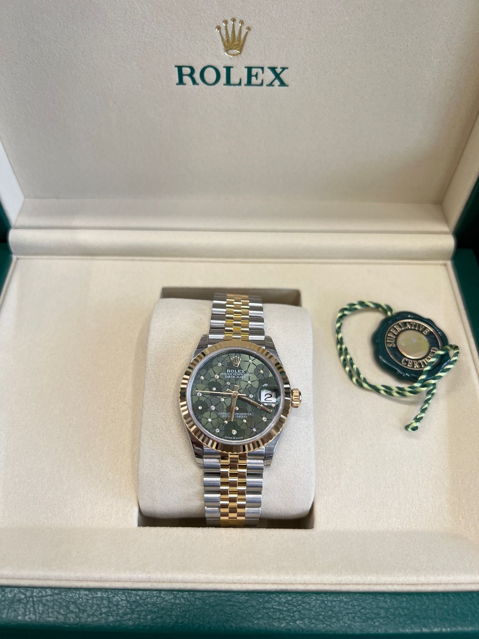 Rolex Datejust 31 278273 Grünes Blumenjubiläum 2025