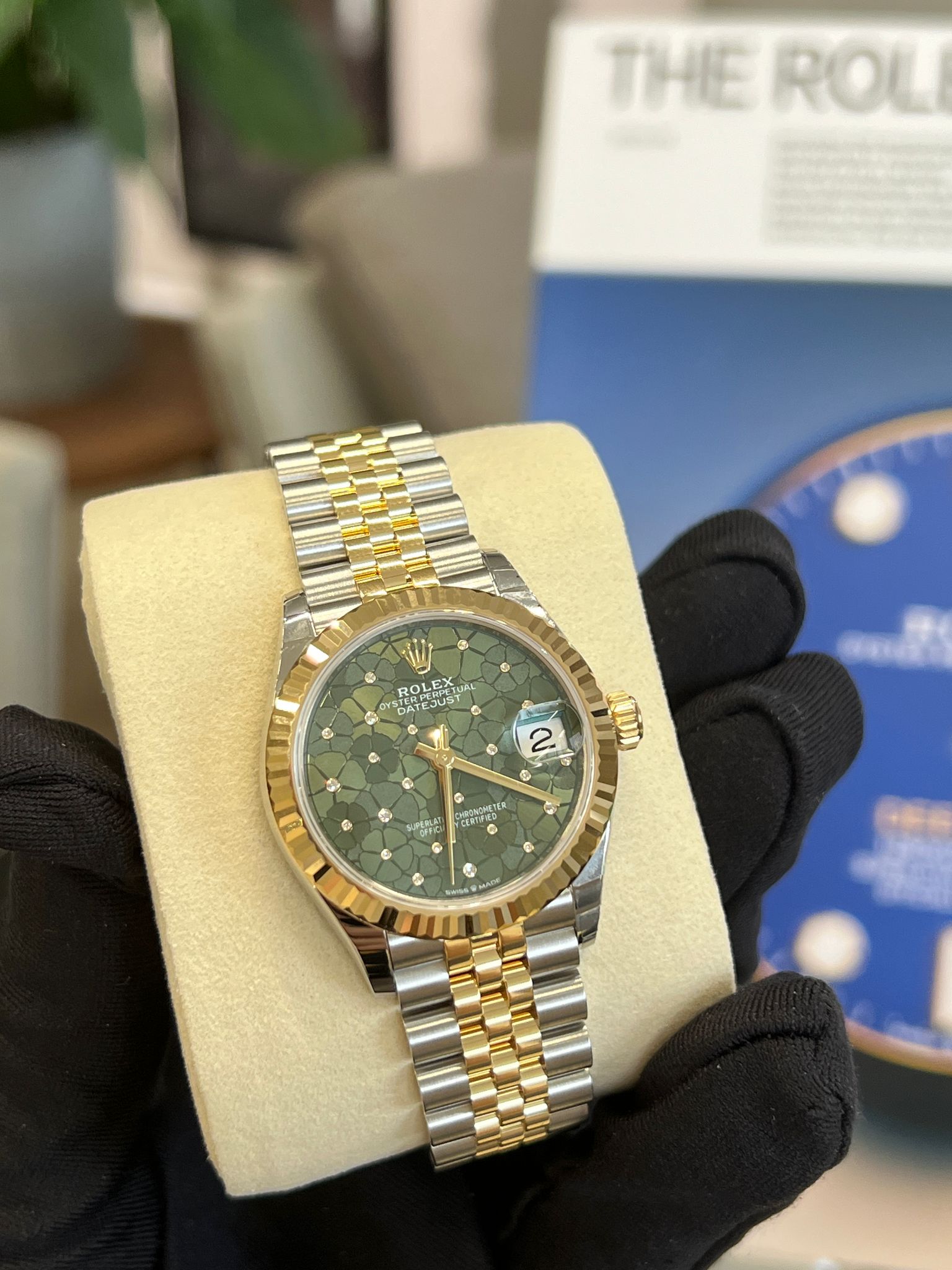 Rolex Datejust 31 278273 Grünes Blumenjubiläum 2025