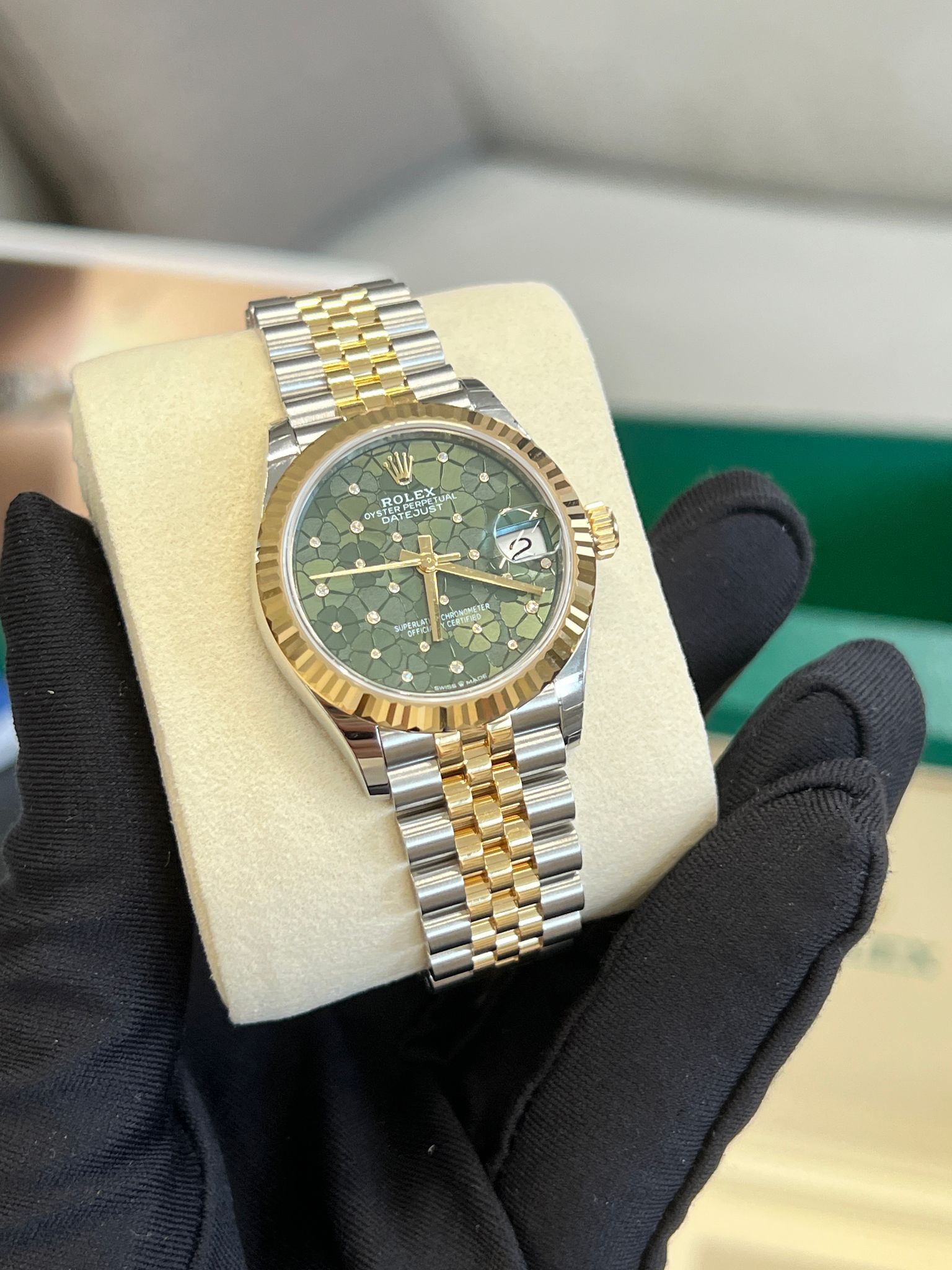 Rolex Datejust 31 278273 Grünes Blumenjubiläum 2025