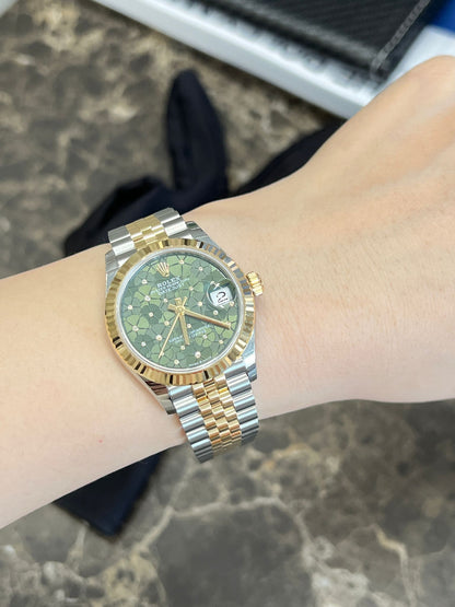 Rolex Datejust 31 278273 Grünes Blumenjubiläum 2025