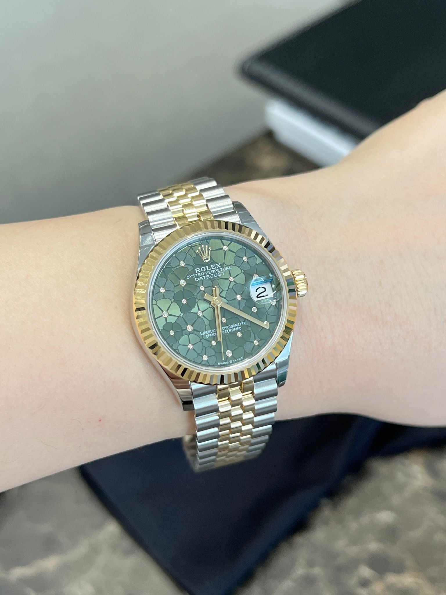 Rolex Datejust 31 278273 Grünes Blumenjubiläum 2025