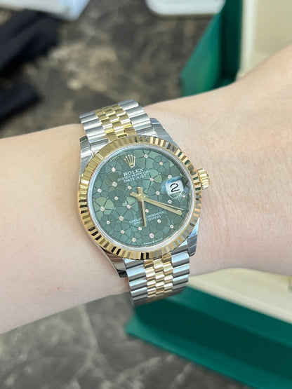 Rolex Datejust 31 278273 Grünes Blumenjubiläum 2025
