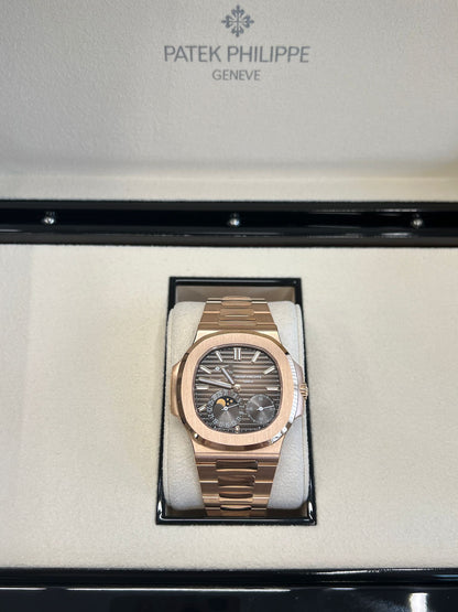 Patek Philippe 5712/1R-001 Nautilus Rose Gold / Brown
