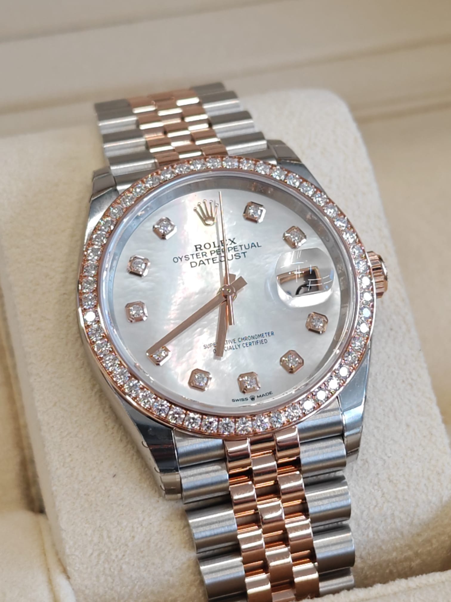 Rolex Datejust 36 126281RBR Ng White Jubilee 2025