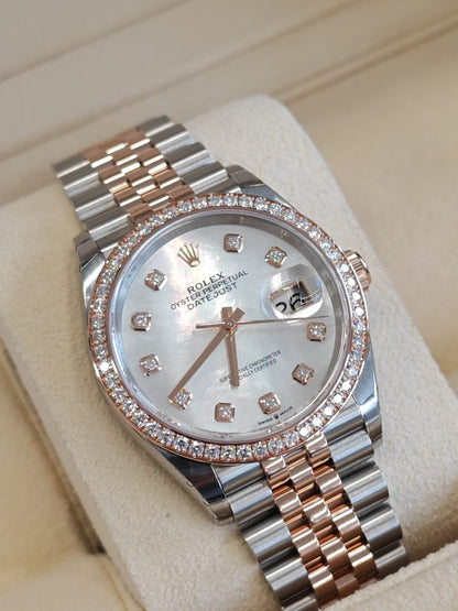 Rolex Datejust 36 126281RBR Ng White Jubilee 2025