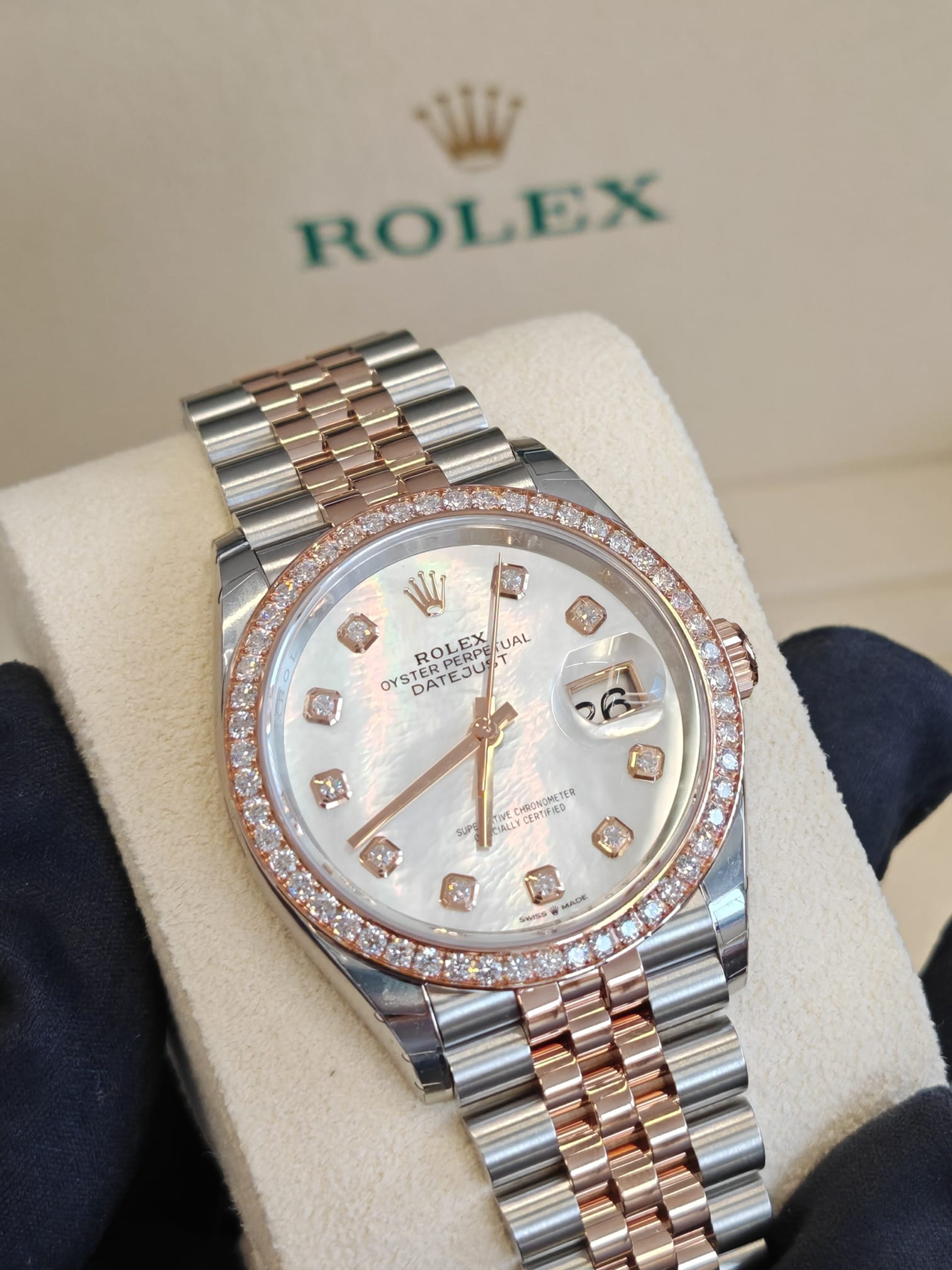 Rolex Datejust 36 126281RBR Ng White Jubilee 2025