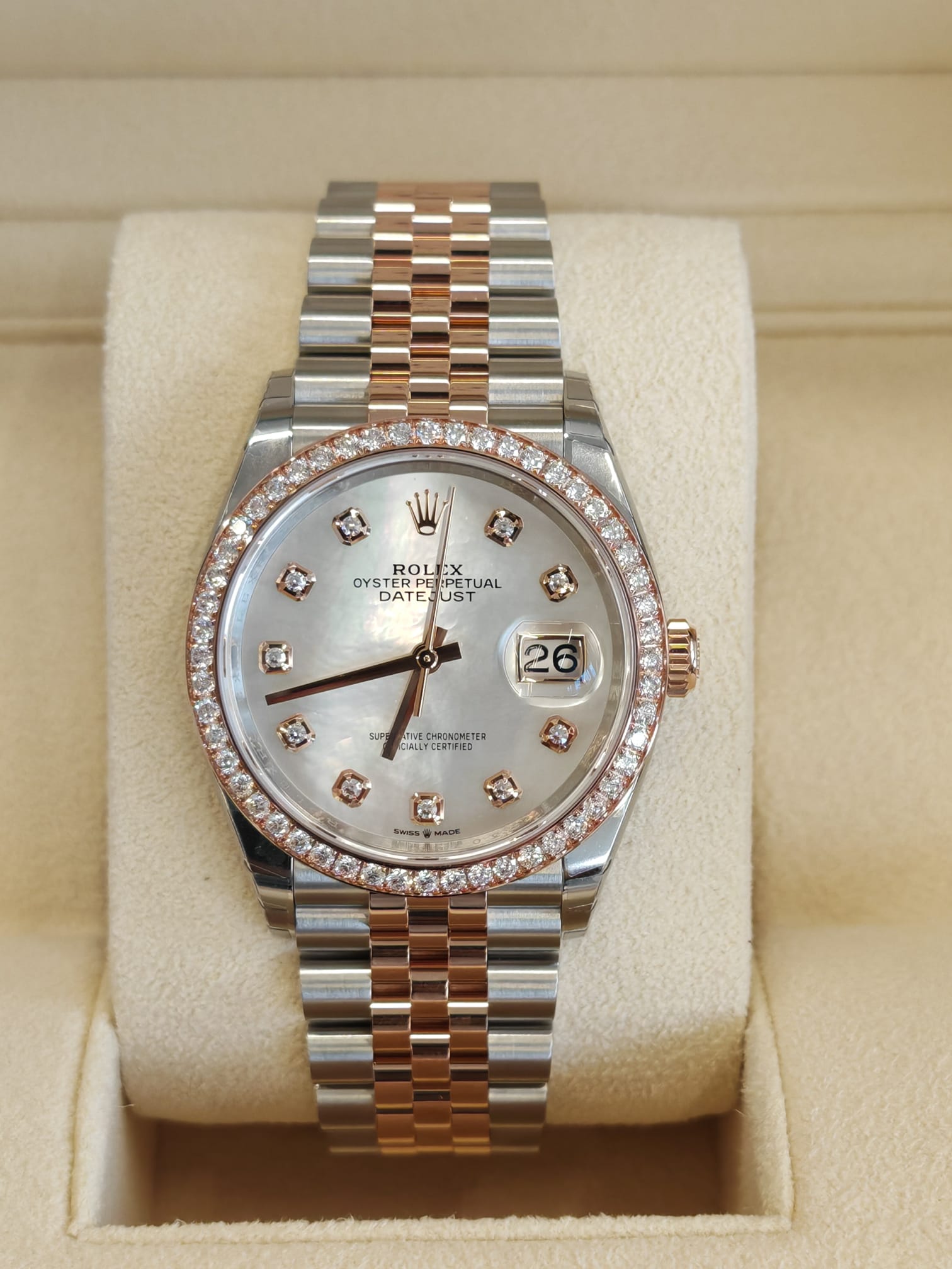 Rolex Datejust 36 126281RBR Ng White Jubilee 2025