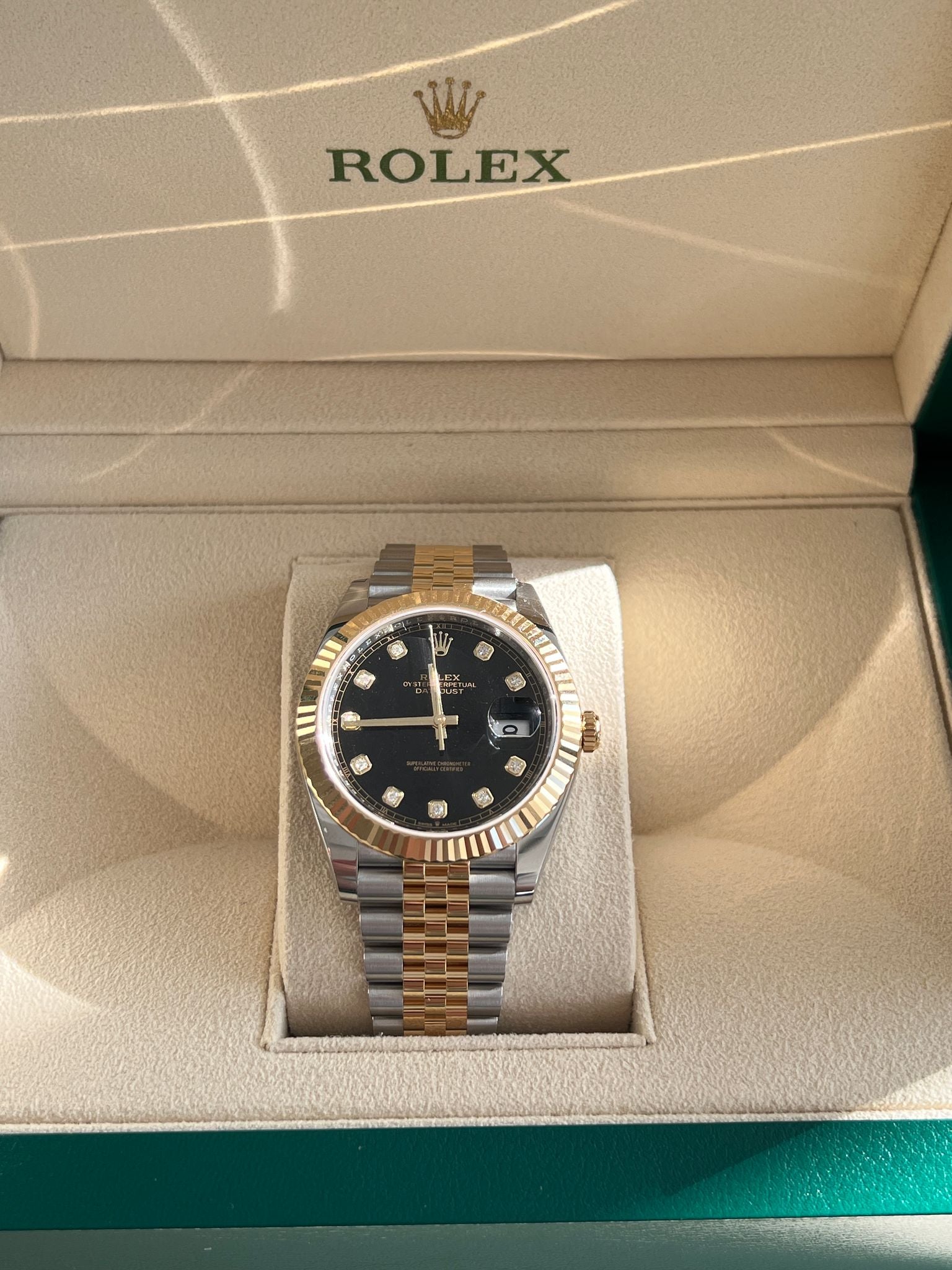 Rolex Datejust 41 126333G Schwarzes Jubiläum 2025