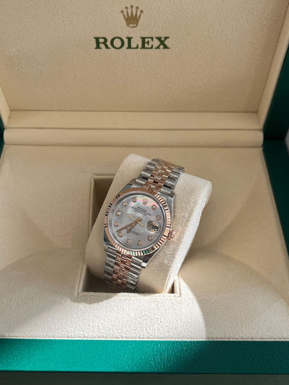Rolex Datejust 36 126231Ng Weißes Jubiläum 2025