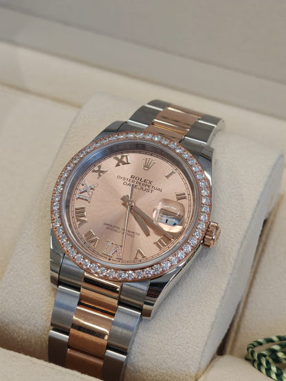 Rolex Datejust 36 126281RBR VIIX Pink Roman Dial Oyster 126281RBR-0016 2026