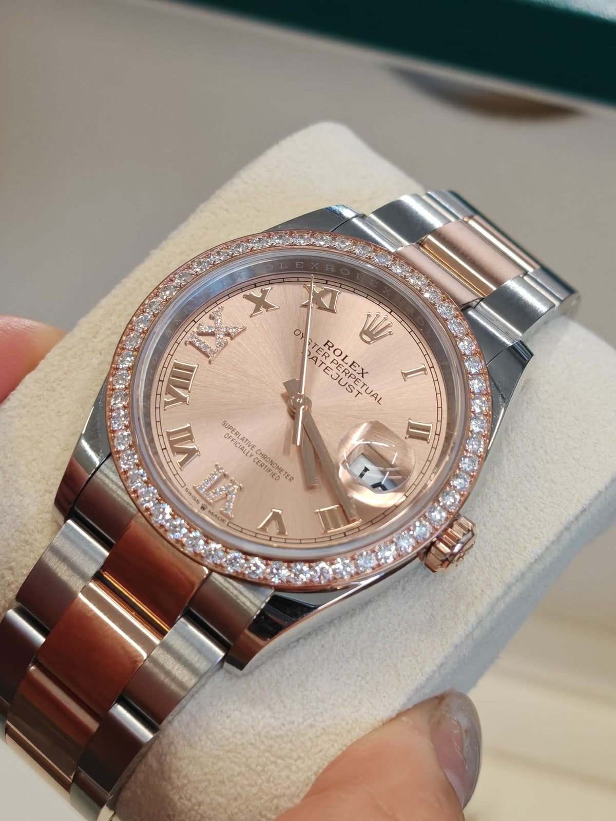 Rolex Datejust 36 126281RBR VIIX Pink Roman Dial Oyster 126281RBR-0016 2026